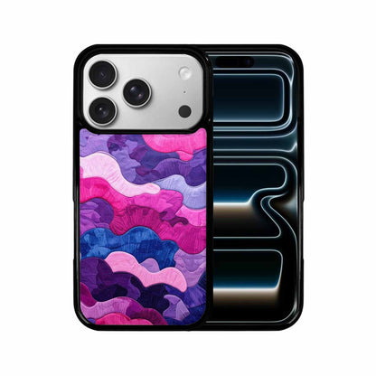 iPhone 17 Pro Case — Vivid Camo Bisexual Pride Camo, Unique Phone Case Design
