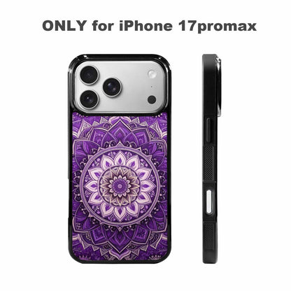 iPhone 17 Pro Max Case — Small Mandala Pattern, Randomly Floral, Custom Print Case Cover