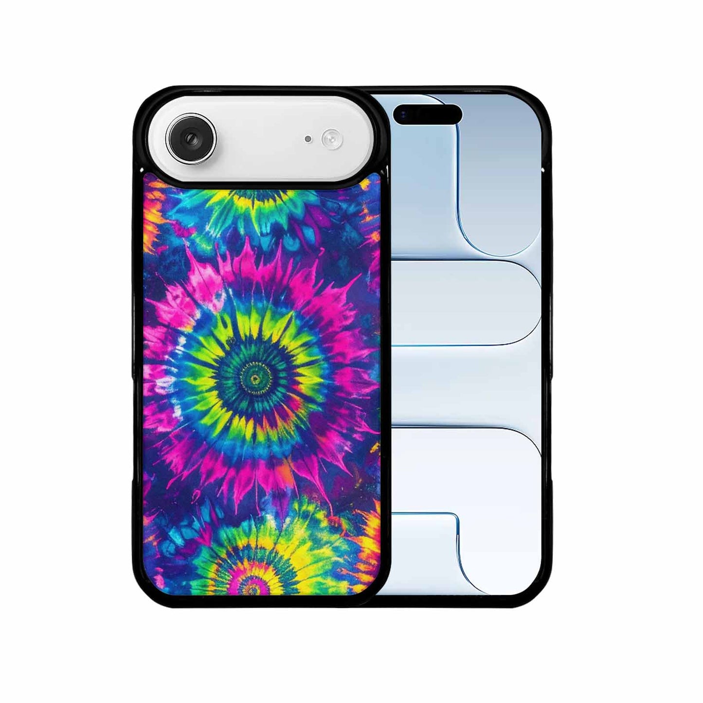 iPhone 17 Air Case — Tie Dye Neon Acid Blended Tie, Personalized Phone Case