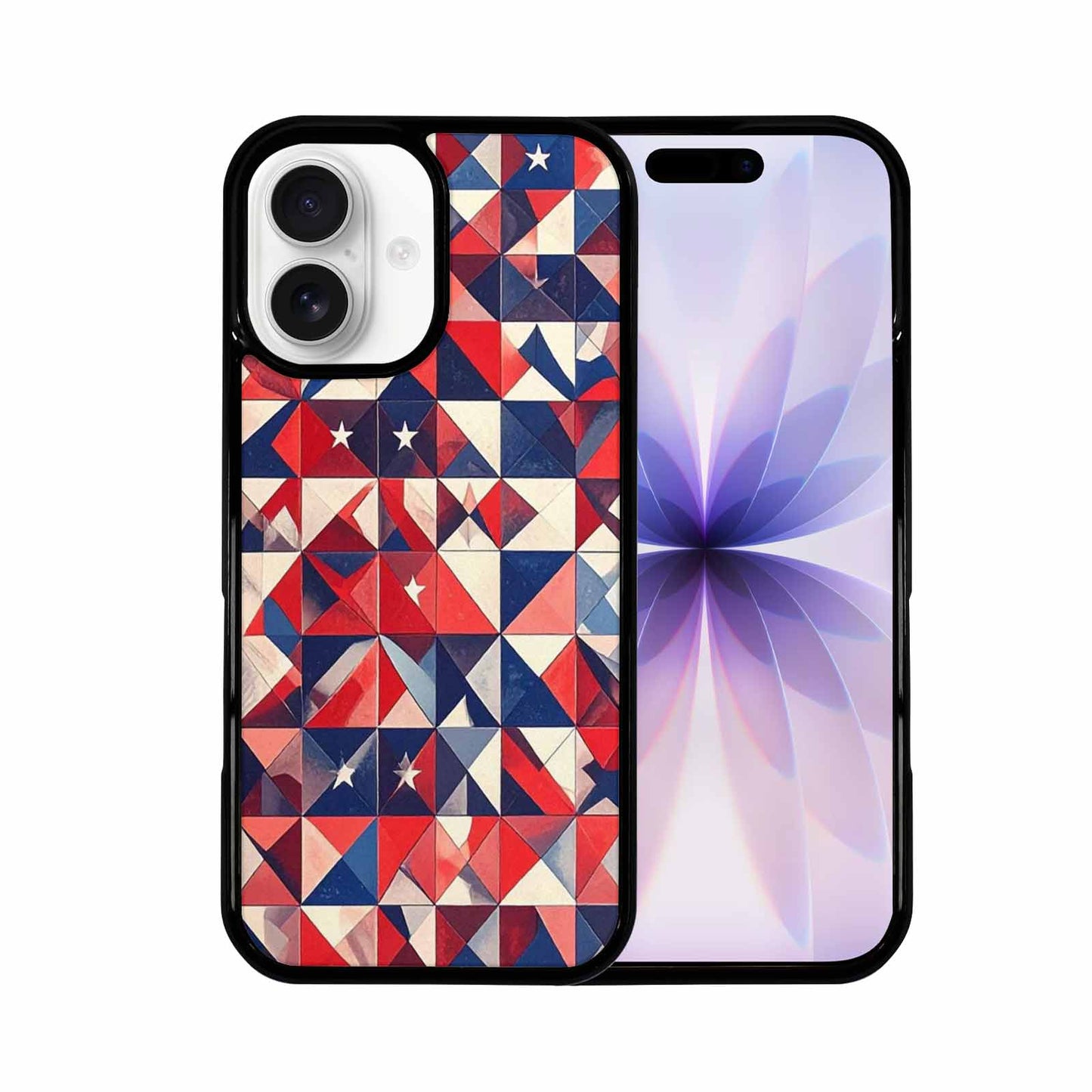 iPhone 17 Case — Small American Flag Stars Galaxy Space, Custom Art Phone Cover