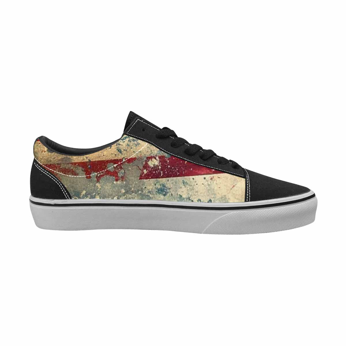WOMEN'S American Flag Stars Canvas Lace-Up Dark Academia Shoes