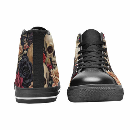 MEN'S Skulls - Roses High Top Canvas Y2K Shoes