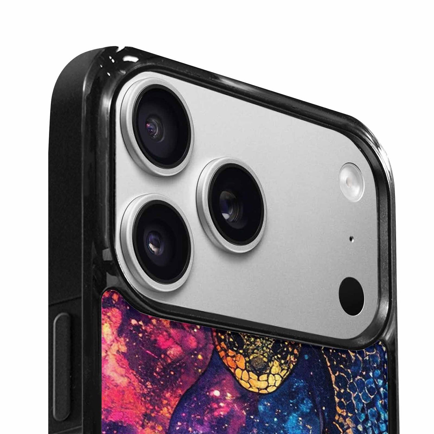 iPhone 17 Pro Max Case — Galaxy Snake Print Galaxy Space, Custom Art Phone Cover