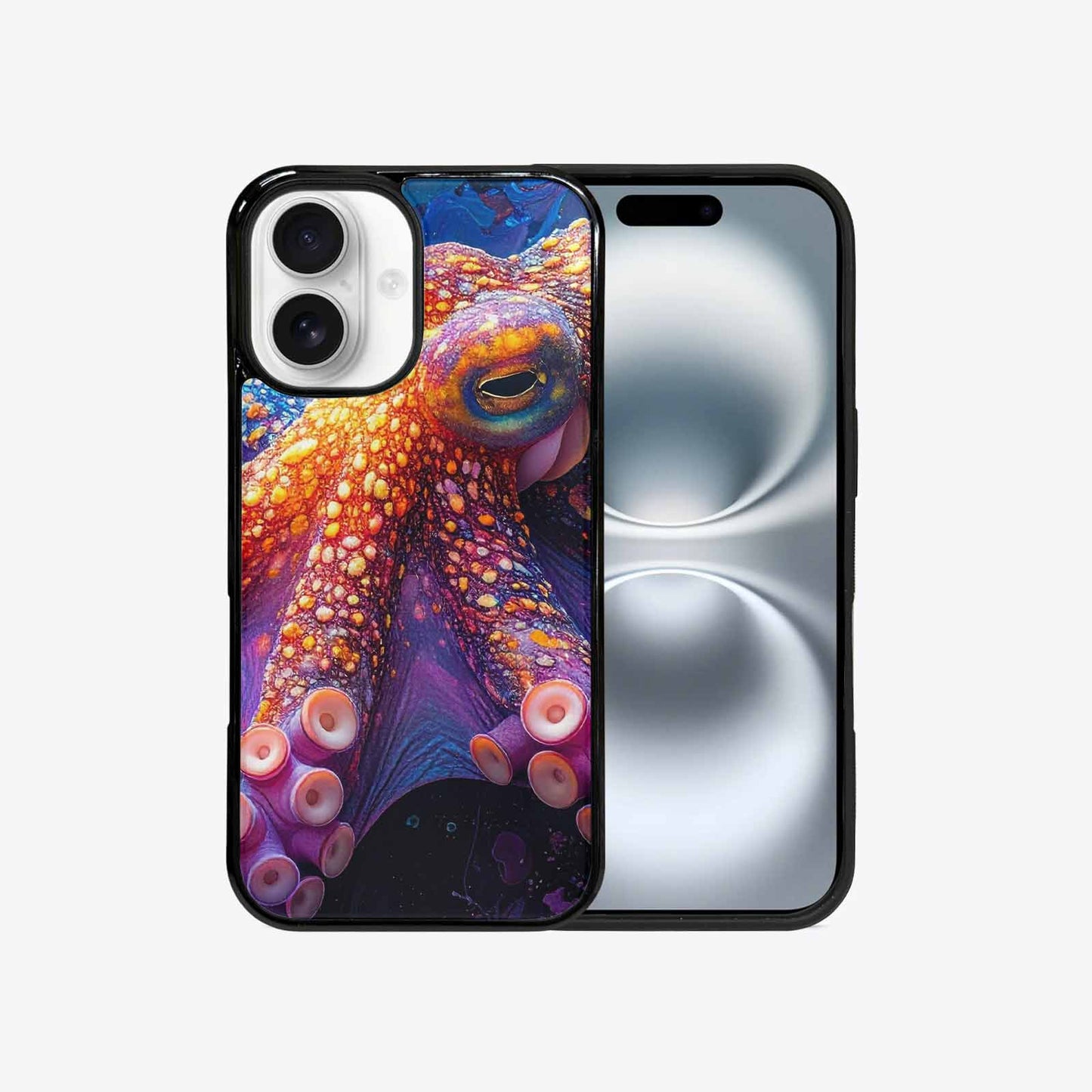 iPhone 16 Case — Octopus Tentacle Octopus Tentacle Pattern Hundreds, Custom Print Case Cover