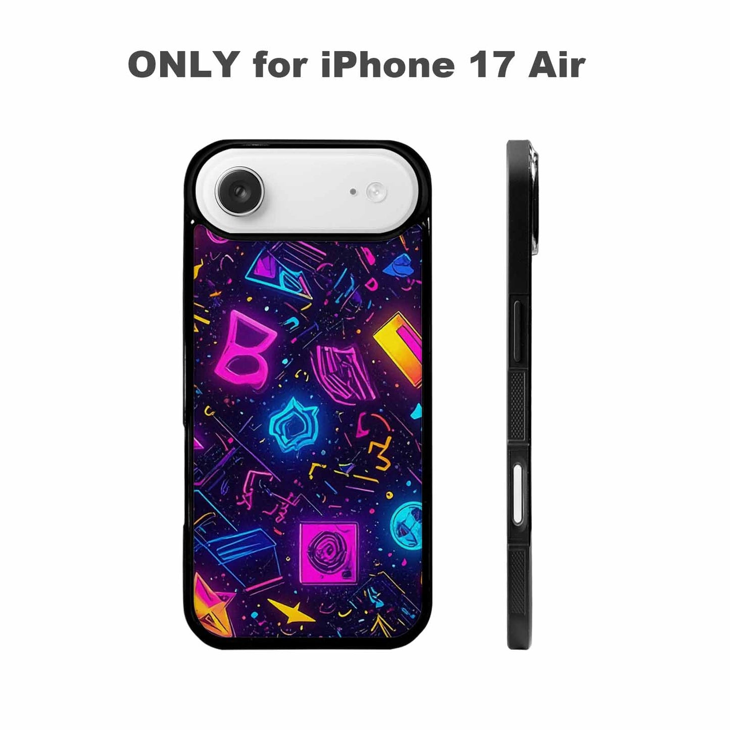iPhone 17 Air Case — Retro Motif Retro Motifs Qzm Retro, Custom Print Case Cover