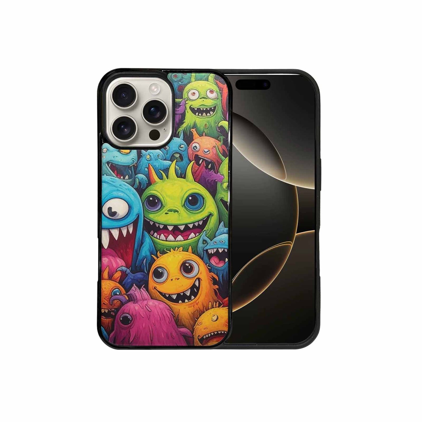 iPhone 16 Pro Max Case — Monsters General Cartoon Monst 0p8, Custom Printed Phone Case