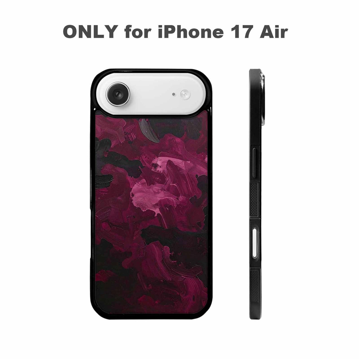 iPhone 17 Air Case — Seamless Repeating Pattern Of Overlapping Camo, Custom Print Case Cover