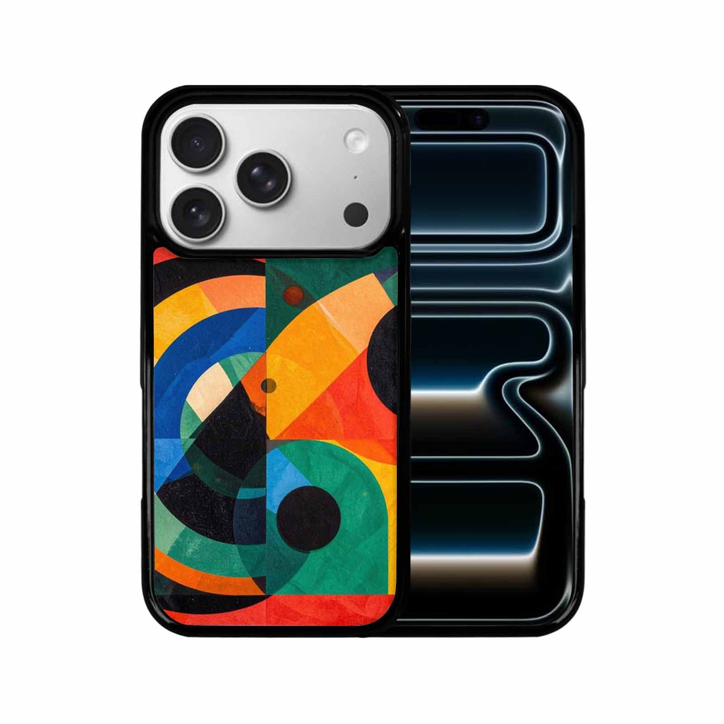 iPhone 17 Pro Case — Memphis Art Pattern Retro Vintage, Unique Phone Case Design