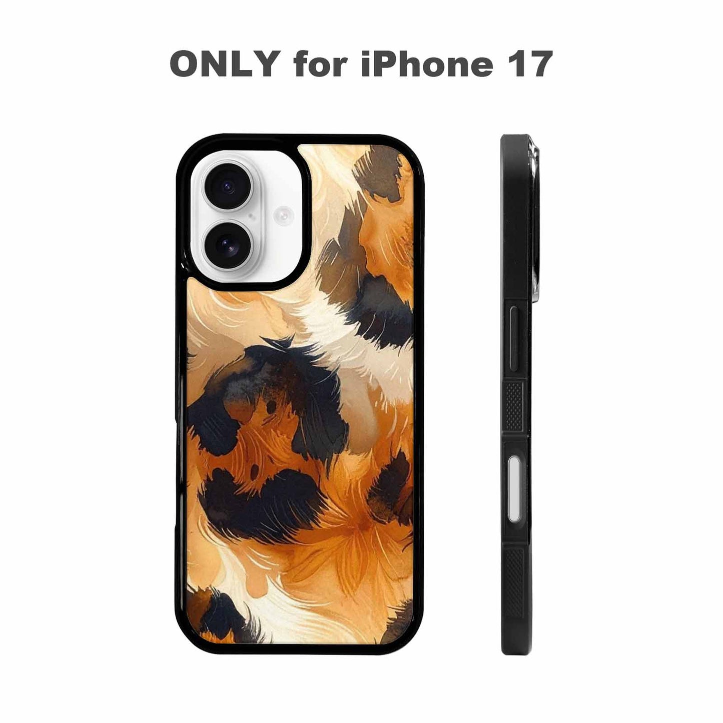 iPhone 17 Case — Leopard Soft Airbrush Gradient Animal Print, Customized Protective Case
