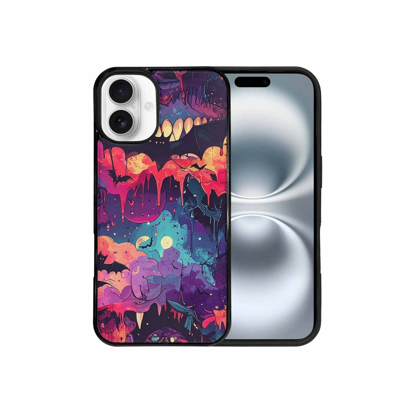 iPhone 16 Plus Case — Vampire Fangs Bats Vampire Fangs And, Customized Protective Case