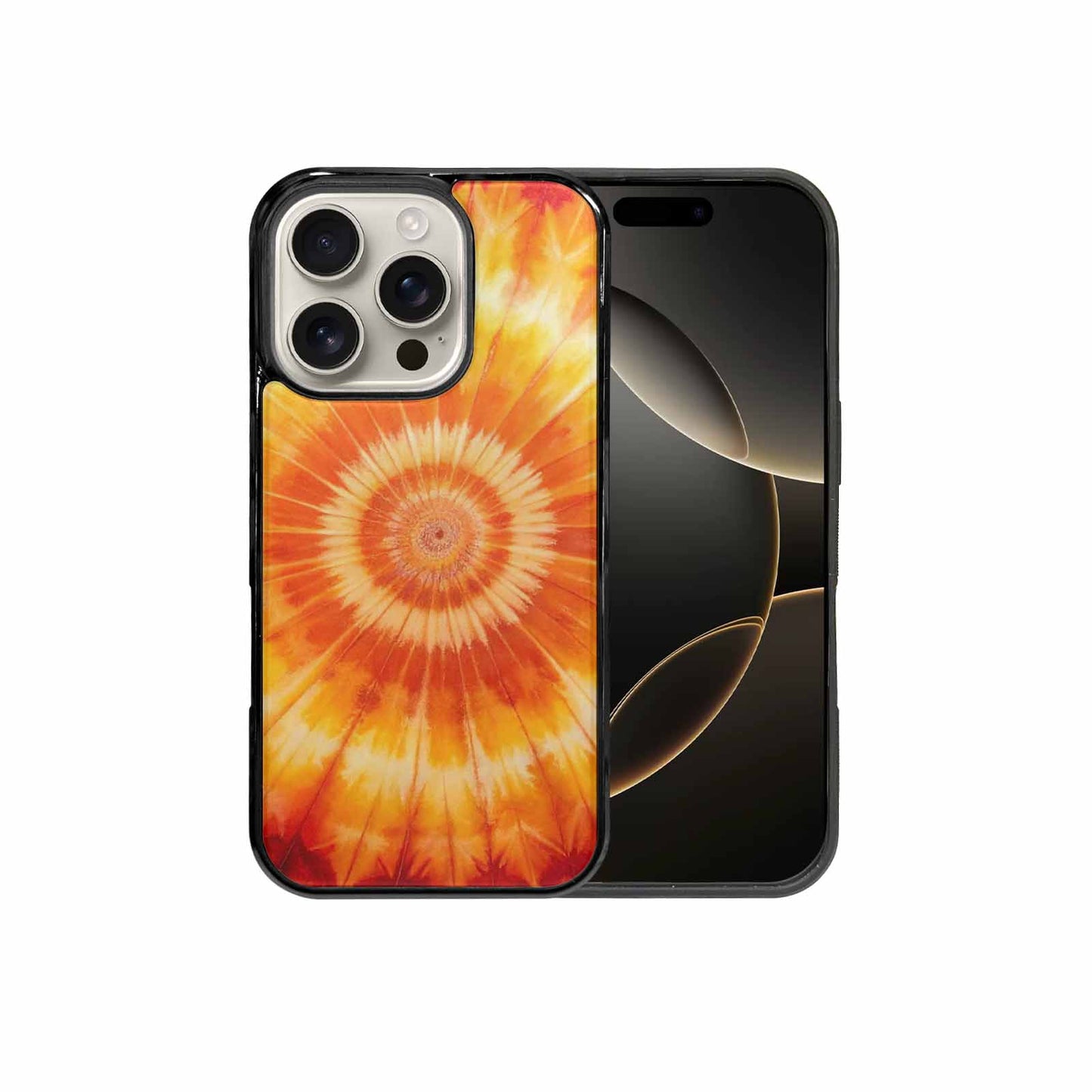 iPhone 16 Pro Case — Ombre Tie Dye Warm, Original Design Phone Case