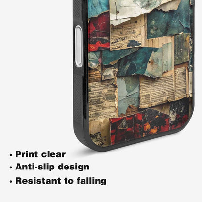 iPhone 16 Case — Distressed Grunge Texture Pattern Hundreds Of, Unique Phone Case Design