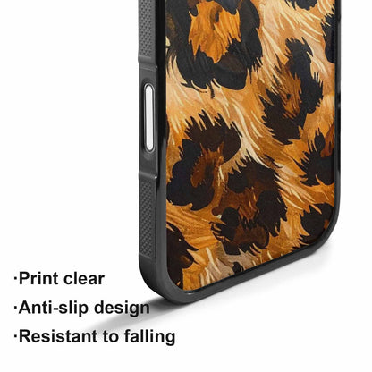 iPhone 17 Case — Leopard Soft Airbrush Gradient Animal Print, Custom Print Case Cover