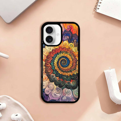 iPhone 17 Case — Tie Dye Swirls (black Tie Dye, Unique Phone Case Design