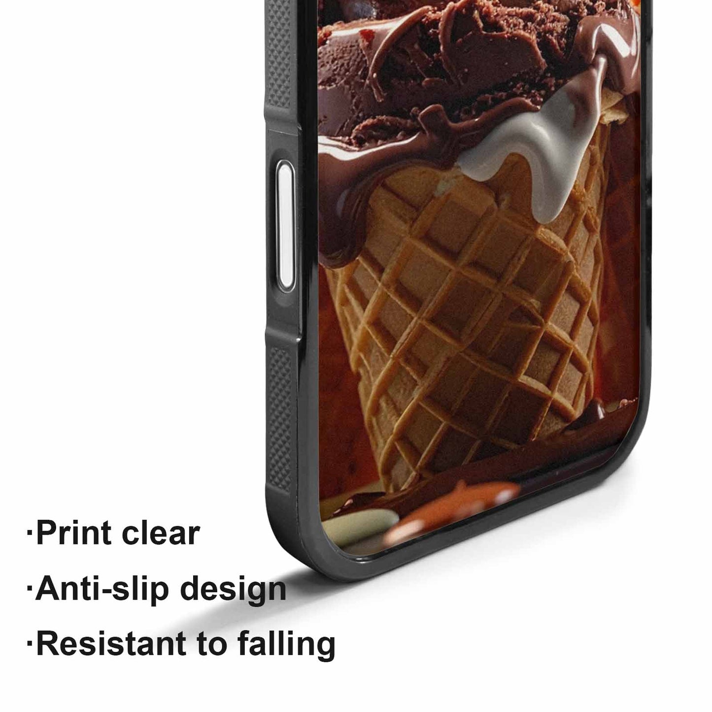 iPhone 17 Case — Extreme Close Up Shot Original Art, Custom Print Case Cover