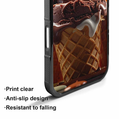 iPhone 17 Case — Extreme Close Up Shot Original Art, Custom Print Case Cover