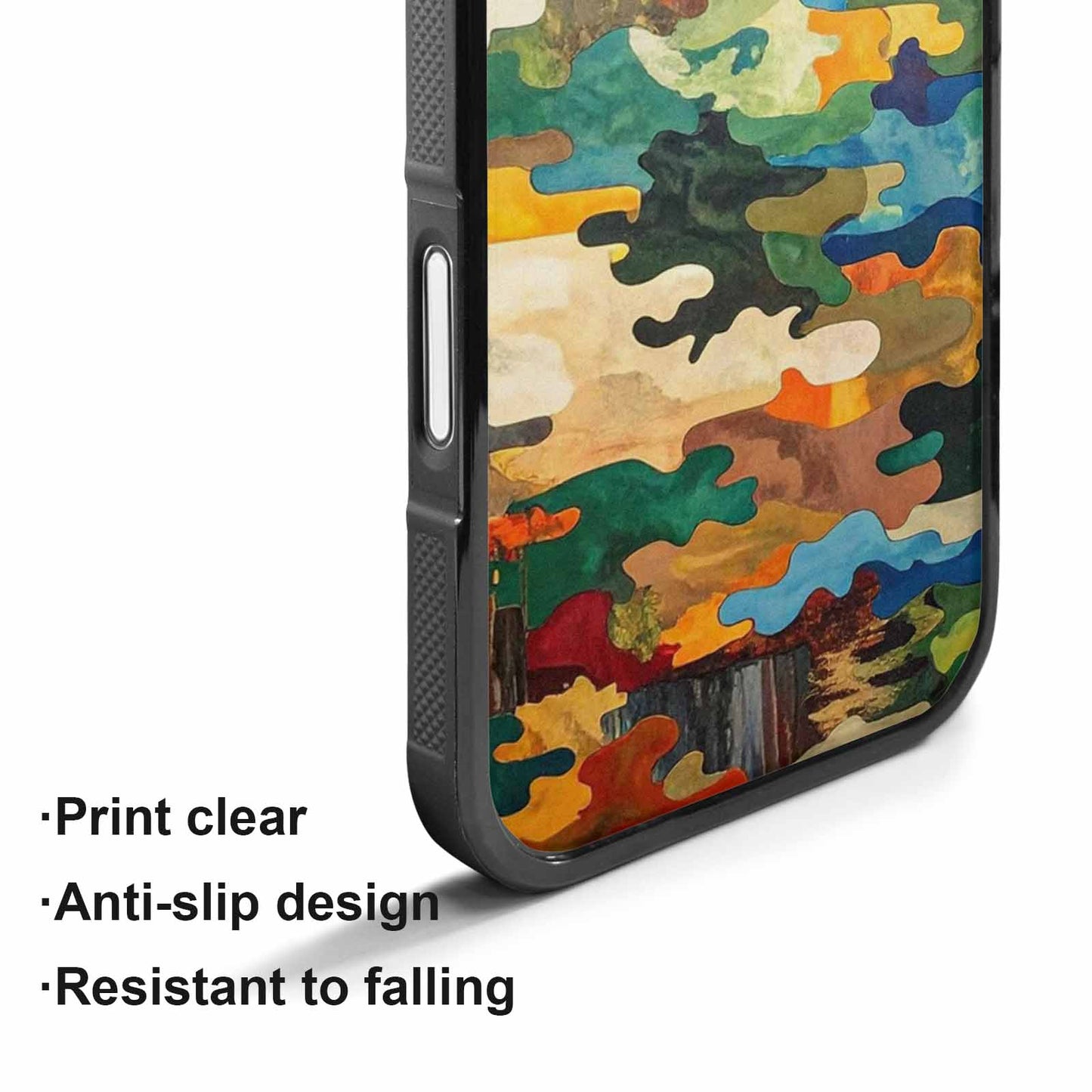 iPhone 17 Case — Camo Patches Full Color Camo, Personalized Phone Case