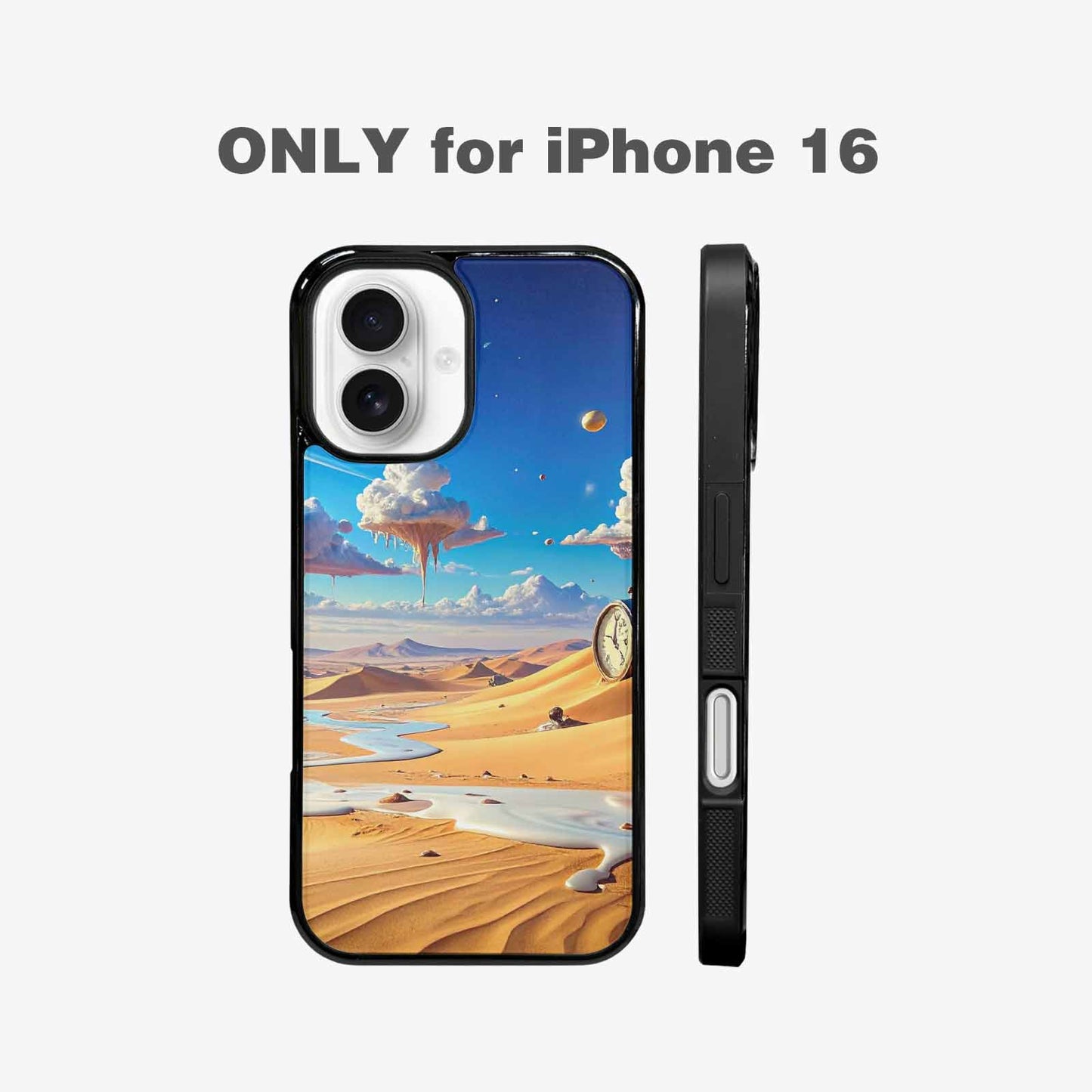 iPhone 16 Case — Surrealist Desert Dreamscape Custom, Customized Protective Case