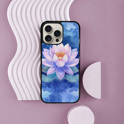 iPhone 16 Pro Max Case — Monet Water Lilies Painting Pattern, Custom Printed Phone Case