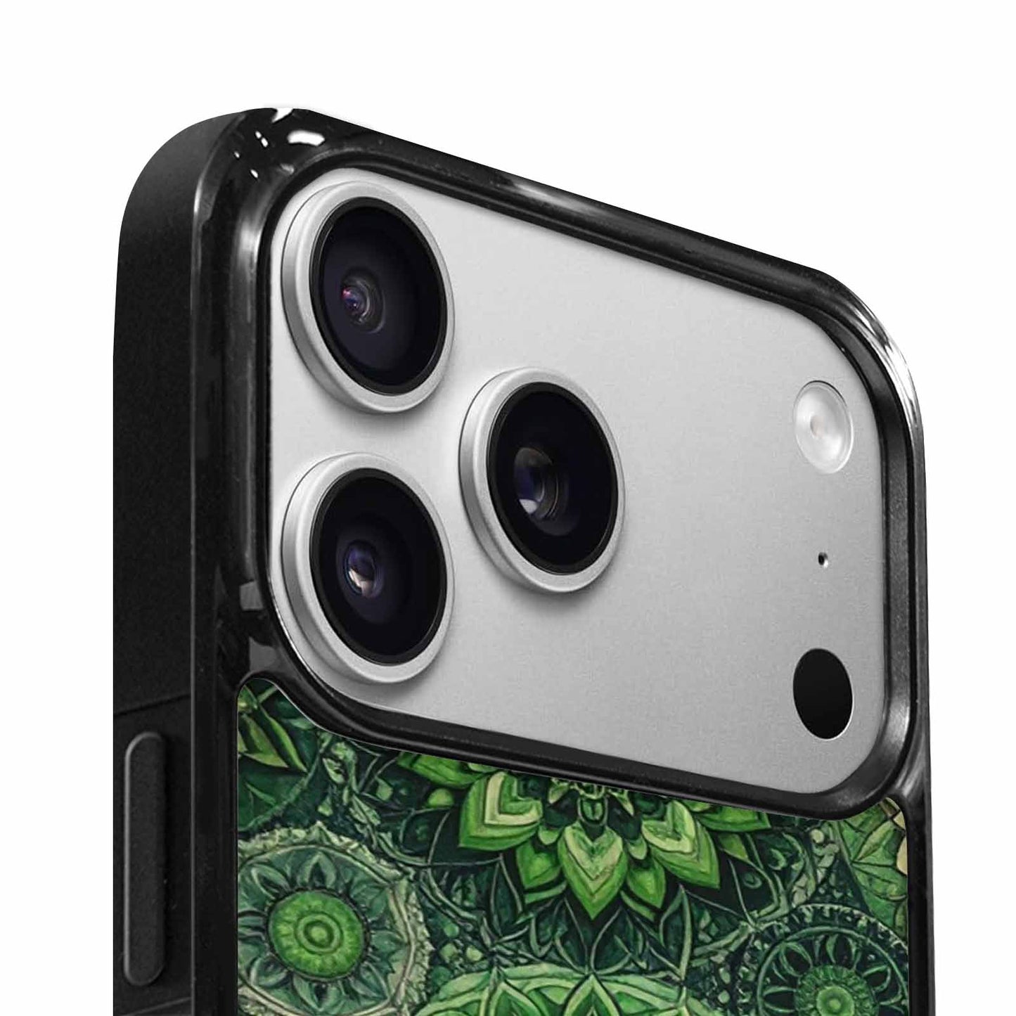 iPhone 17 Pro Case — Small Mandala Pattern Randomly Varying Floral, Custom Printed Phone Case