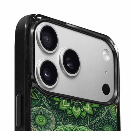 iPhone 17 Pro Case — Small Mandala Pattern Randomly Varying Floral, Custom Printed Phone Case