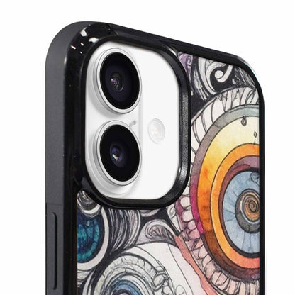 iPhone 17 Case — Tie Dye Swirls (black Tie Dye, Original Design Phone Case