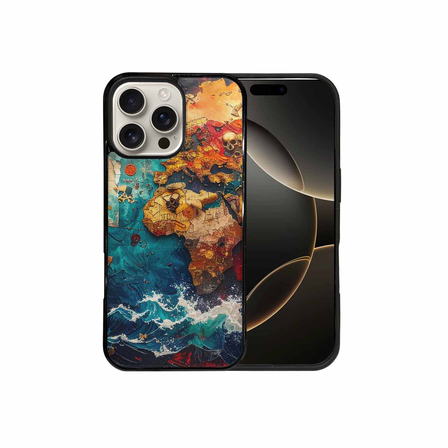 iPhone 16 Pro Max Case — Pirate Skull Flag Pirate Skull Flag, Custom Designed Case Cover