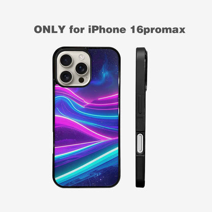 iPhone 16 Pro Max Case — 80s Neon Cartoon, Personalized Phone Case
