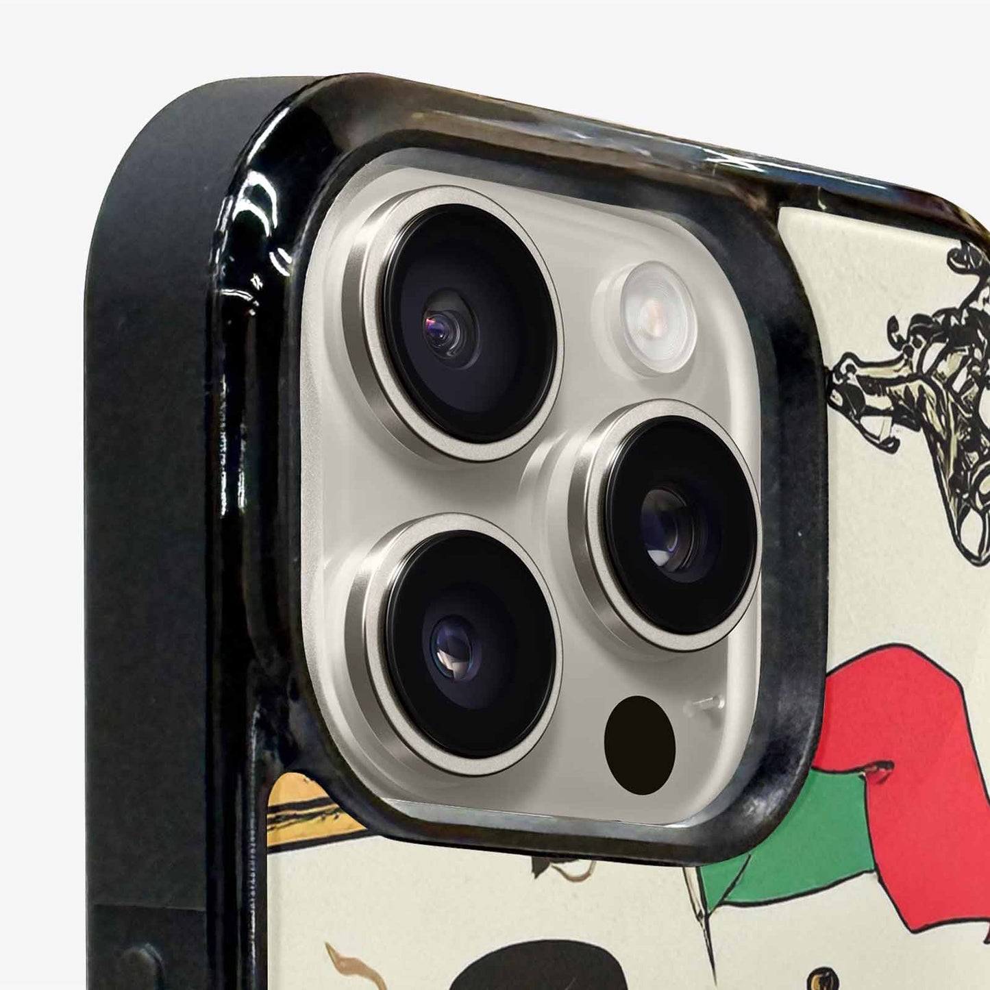iPhone 15 Pro Max Case — Noir Spy Silhouette Pen Ink Noir, Custom Print Case Cover