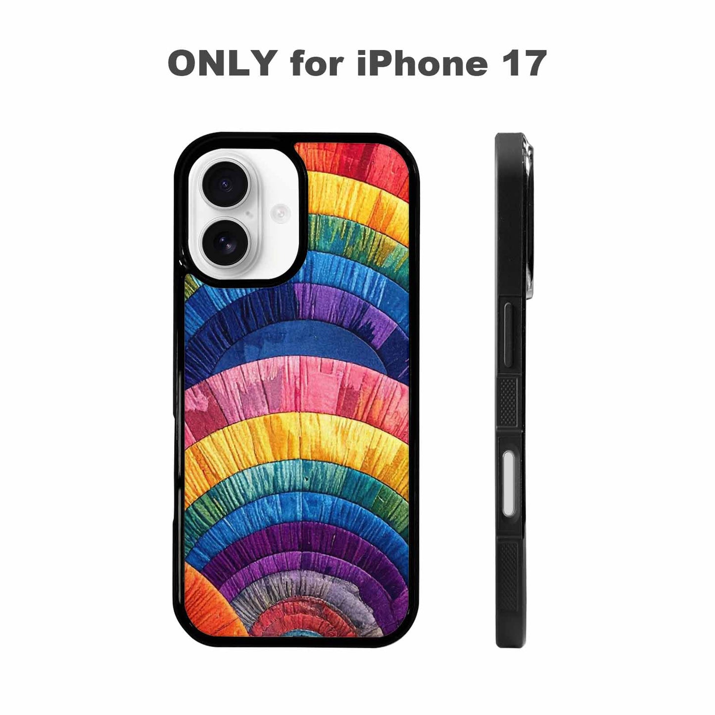iPhone 17 Case — Vivid Camo Rainbow Camo, Unique Phone Case Design