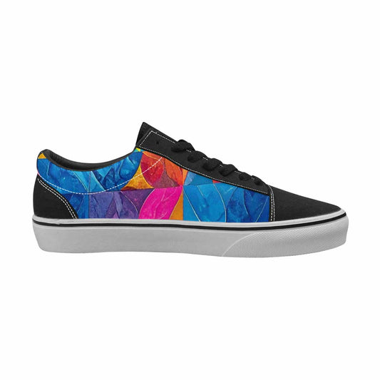 WOMEN'S Pansexual Flag Color Canvas Lace-Up Y2K Shoes