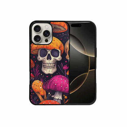 iPhone 16 Pro Max Case — Mushroom Skulls Custom, Custom Made Phone Cover