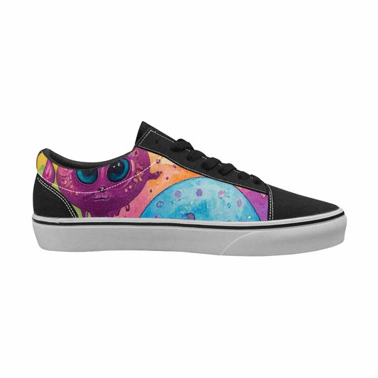 WOMEN'S Aliens  Tie Dye Lace-Up Canvas Cottagecore Sneakers