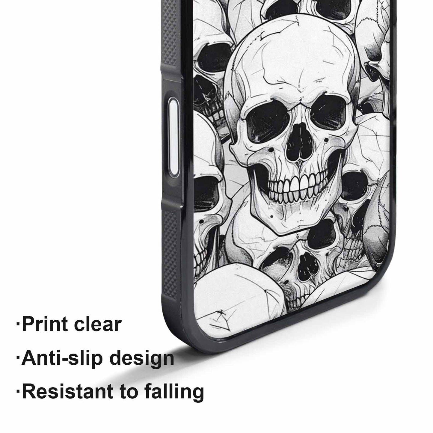 iPhone 17 Pro Case — Skull Dark Art Gothic Print Gothic, Personalized Phone Case