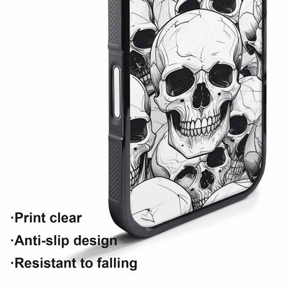 iPhone 17 Pro Case — Skull Dark Art Gothic Print Gothic, Personalized Phone Case