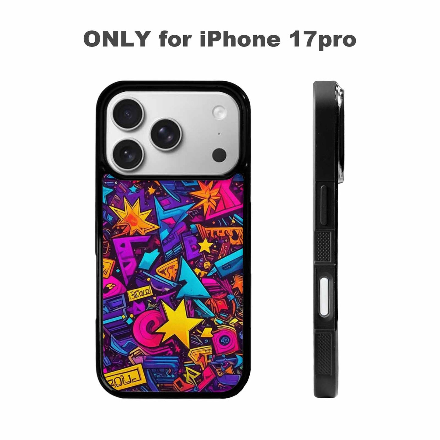 iPhone 17 Pro Case — Retro Motif Retro Motifs Pattern Retro, Custom Print Case Cover