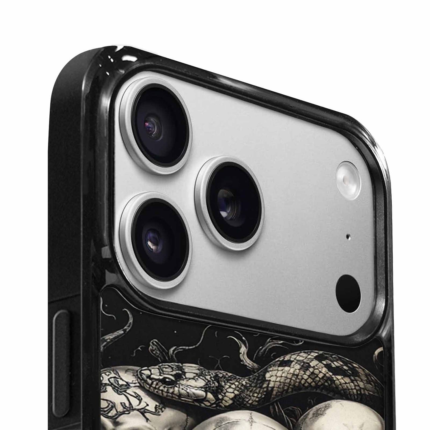 iPhone 17 Pro Case — Skull Dark Art Gothic Print Gothic, Custom Phone Case