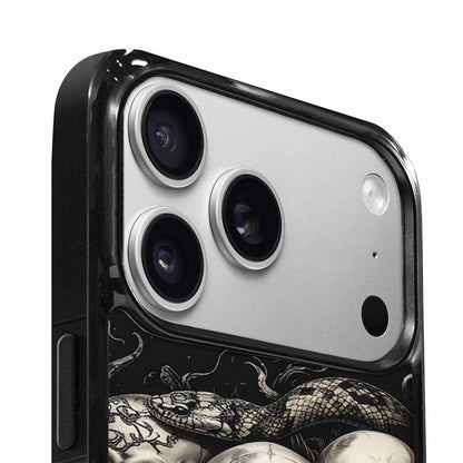 iPhone 17 Pro Case — Skull Dark Art Gothic Print Gothic, Custom Phone Case