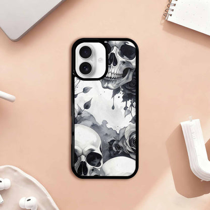 iPhone 17 Case — Skull Dark Art Gothic Print Gothic, Personalized Phone Case