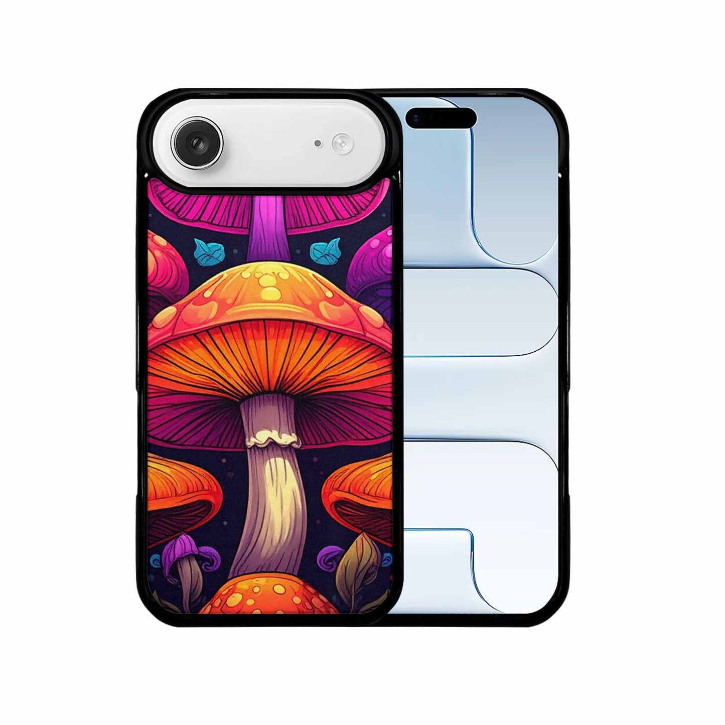iPhone 17 Air Case — Psychedelic Mushroom Cartoon Pattern Cartoon Cute, Original Design Phone Case