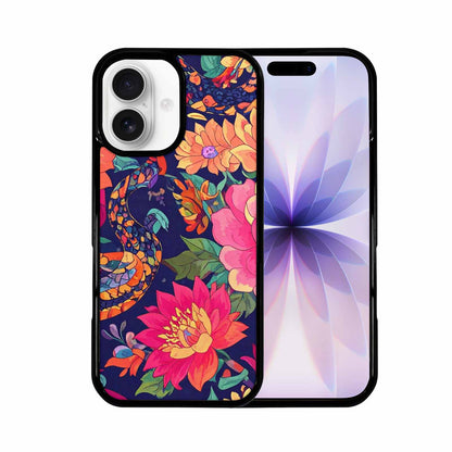 iPhone 17 Case — Floral Snake Print Floral, Custom Designed Case Cover