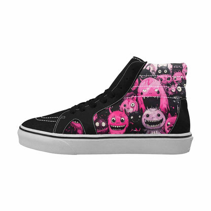 MEN'S Monsters (general) High Top Canvas Grunge Shoes