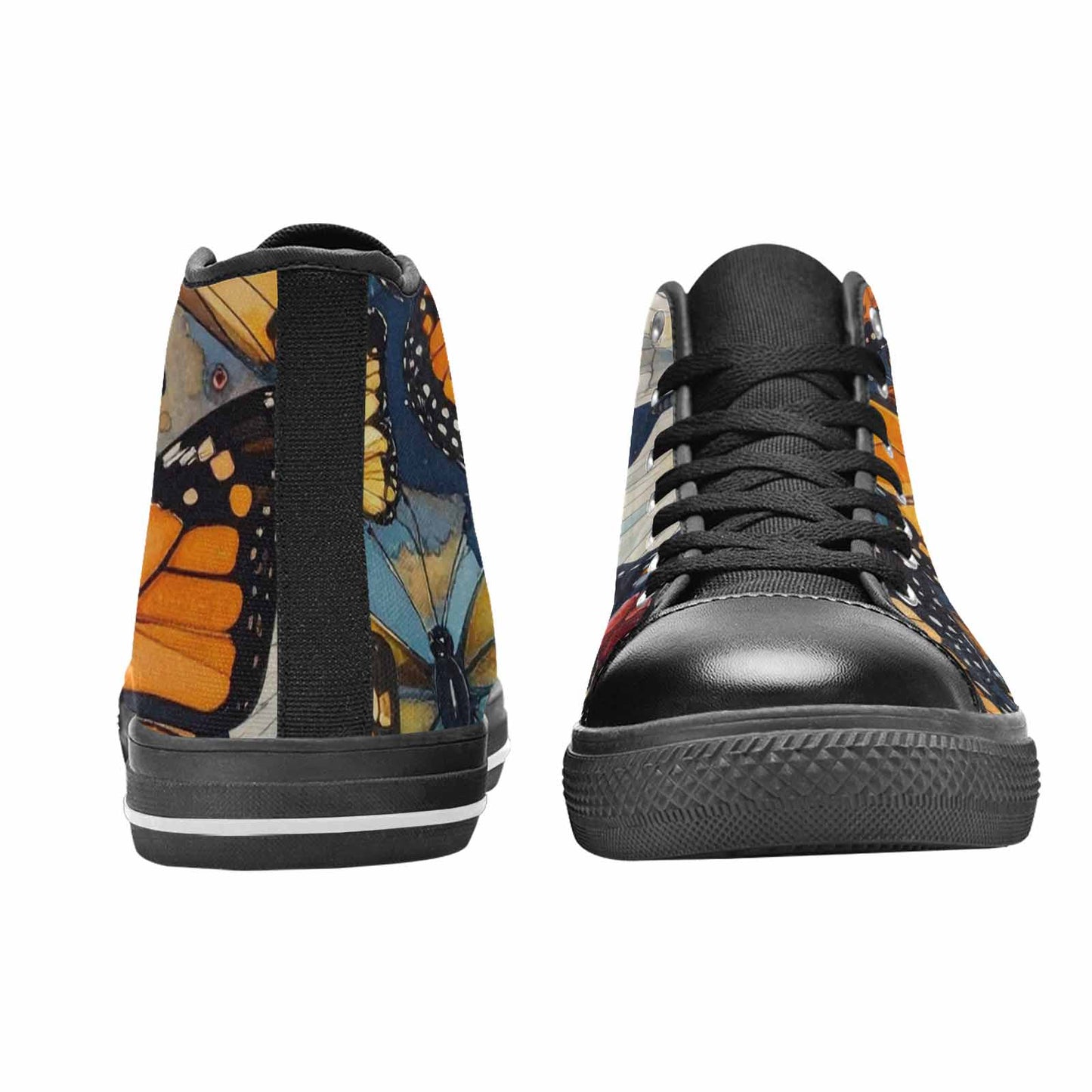 MEN'S Butterfly Wing High Top Canvas Dark Academia Sneakers