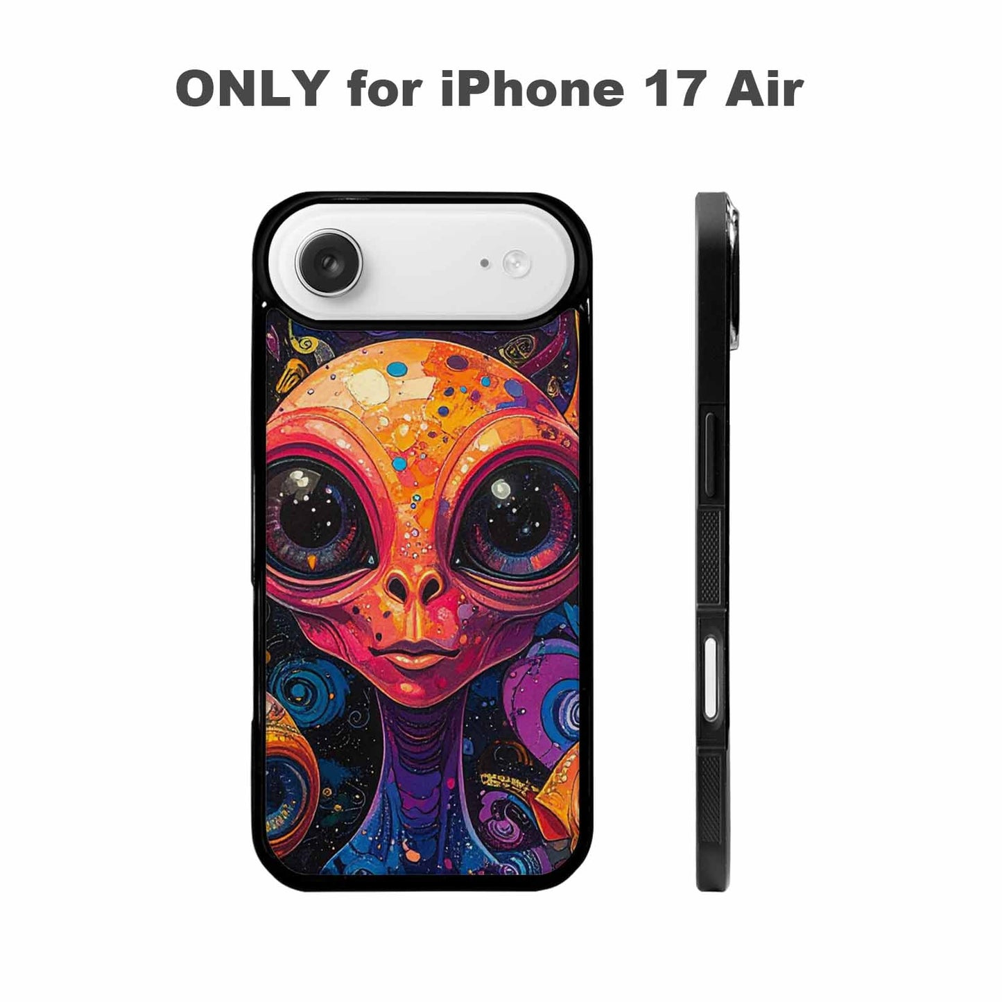 iPhone 17 Air Case — Cartoon Alien Characters Alien Scifi, Custom Art Phone Cover