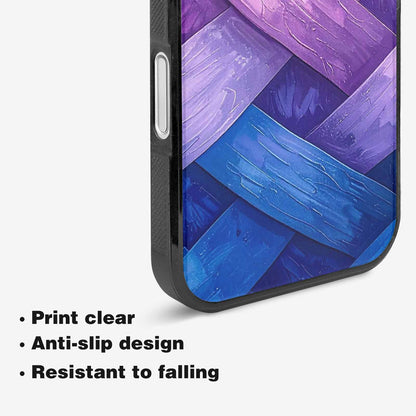 iPhone 16 Plus Case — Bisexual Flag Color Theme Small Rainbow, Personalized Phone Case