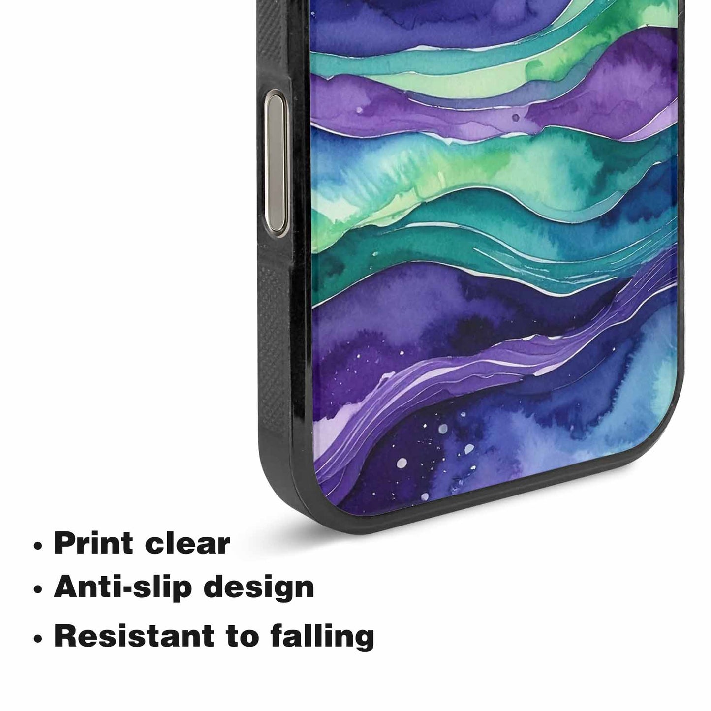 iPhone 16 Pro Case — Galaxy Aurora Nebula, Custom Print Case Cover