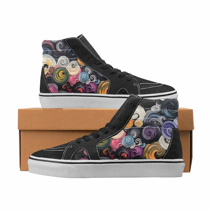 WOMEN'S Tie Dye High Top Canvas Original Design Dreamcore Custom Kicks
