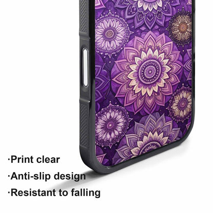 iPhone 17 Pro Case — Small Mandala Pattern Randomly Varying Floral, Custom Designed Case Cover