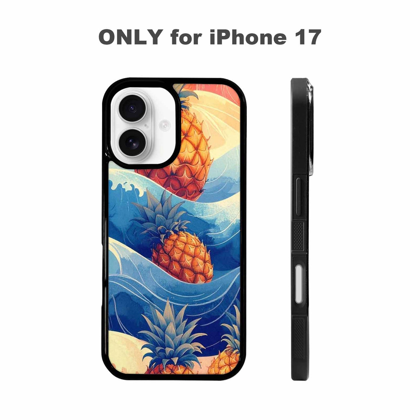 iPhone 17 Case — Hand Drawn Nautical Original Art, Custom Print Case Cover