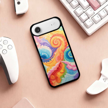 iPhone 17 Air Case — Tie Dye Swirls Tie Dye Tie, Original Design Phone Case